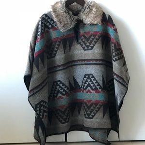 Poncho/Cape. Worn once